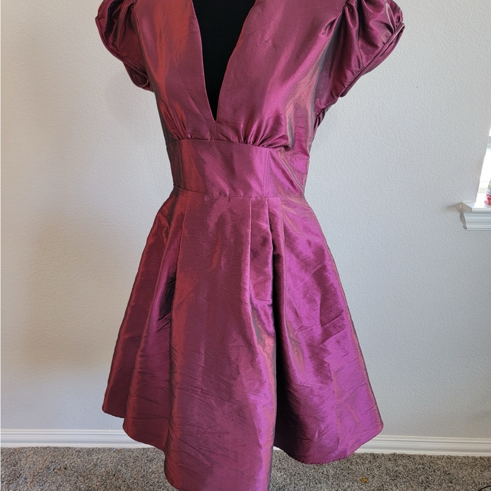 Scott McClintok Dress Plum Size 10 worn once
